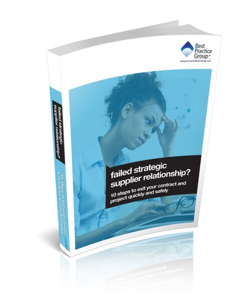 Exit Failed Strategic Supplier Relationship